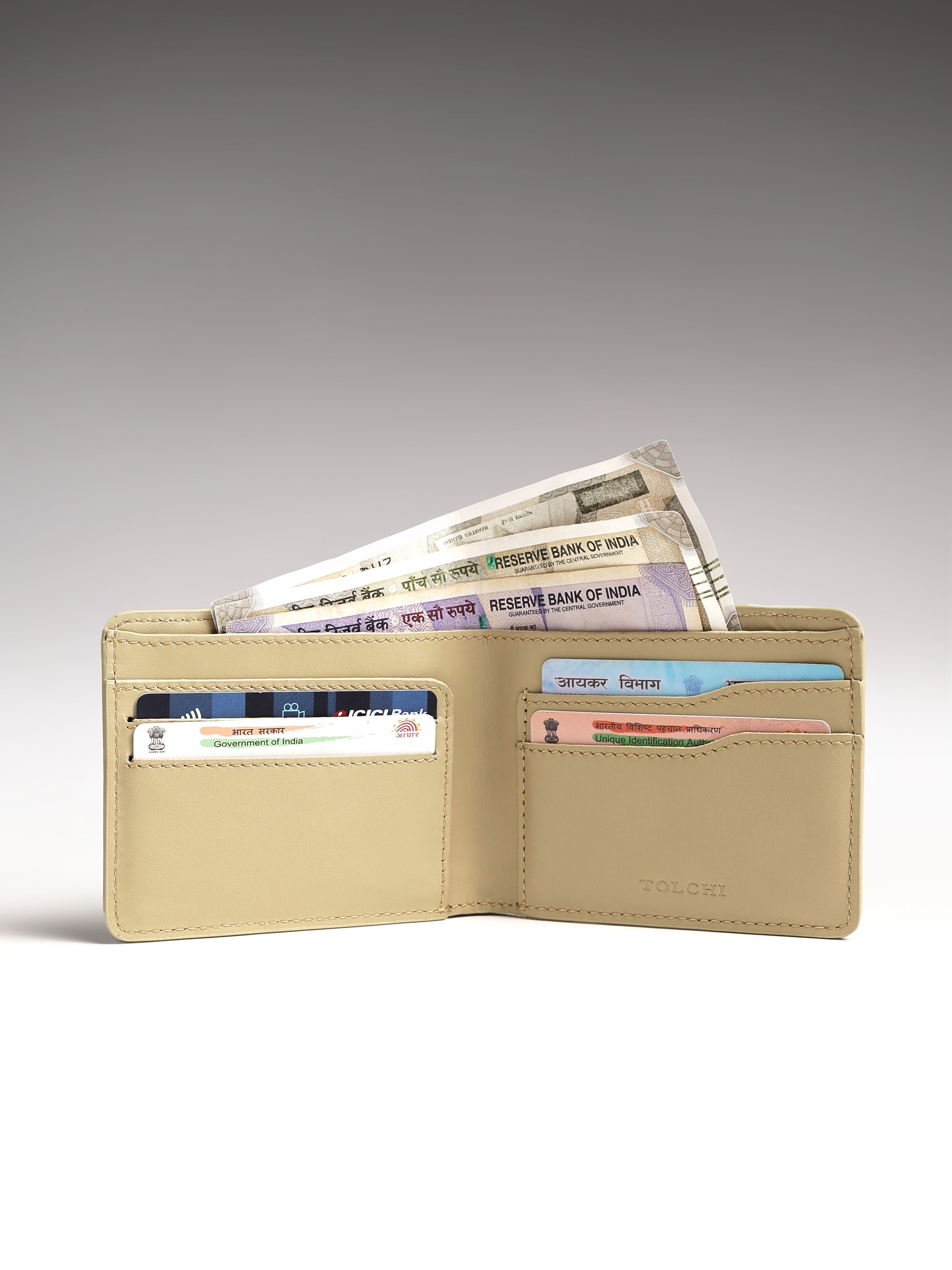 Tolchi Edge Wallet - Sandstone