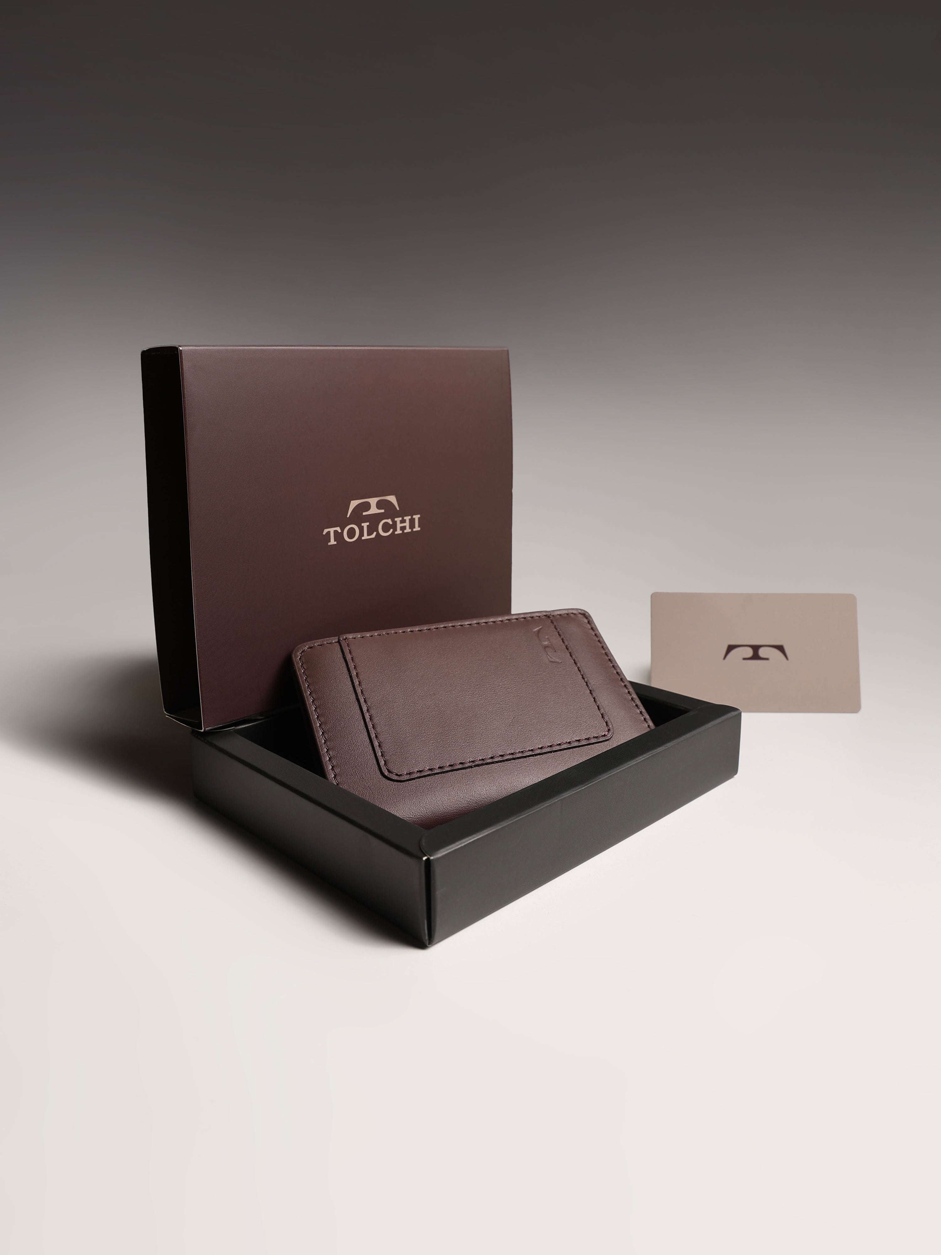 Tolchi Strata Cardholder_French Roast