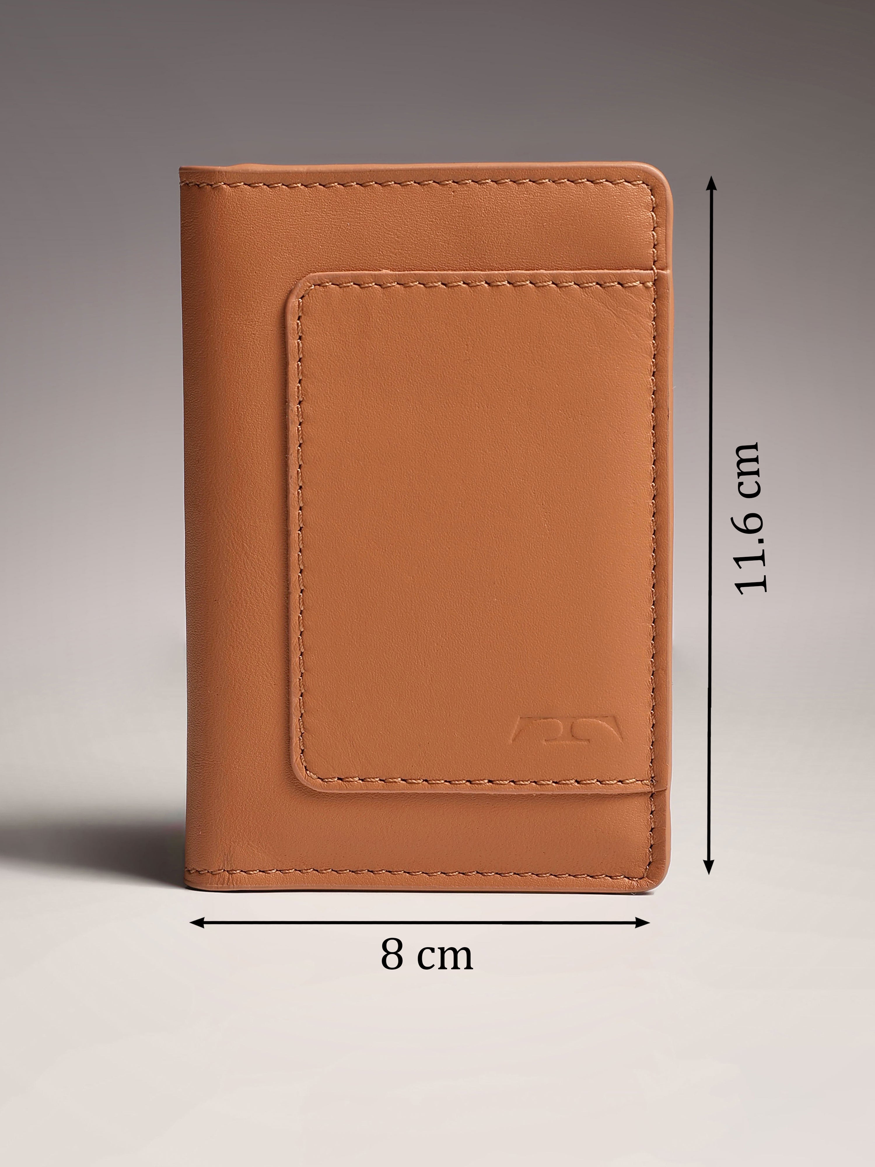 Tolchi Strata Cardholder_Caramel Brown