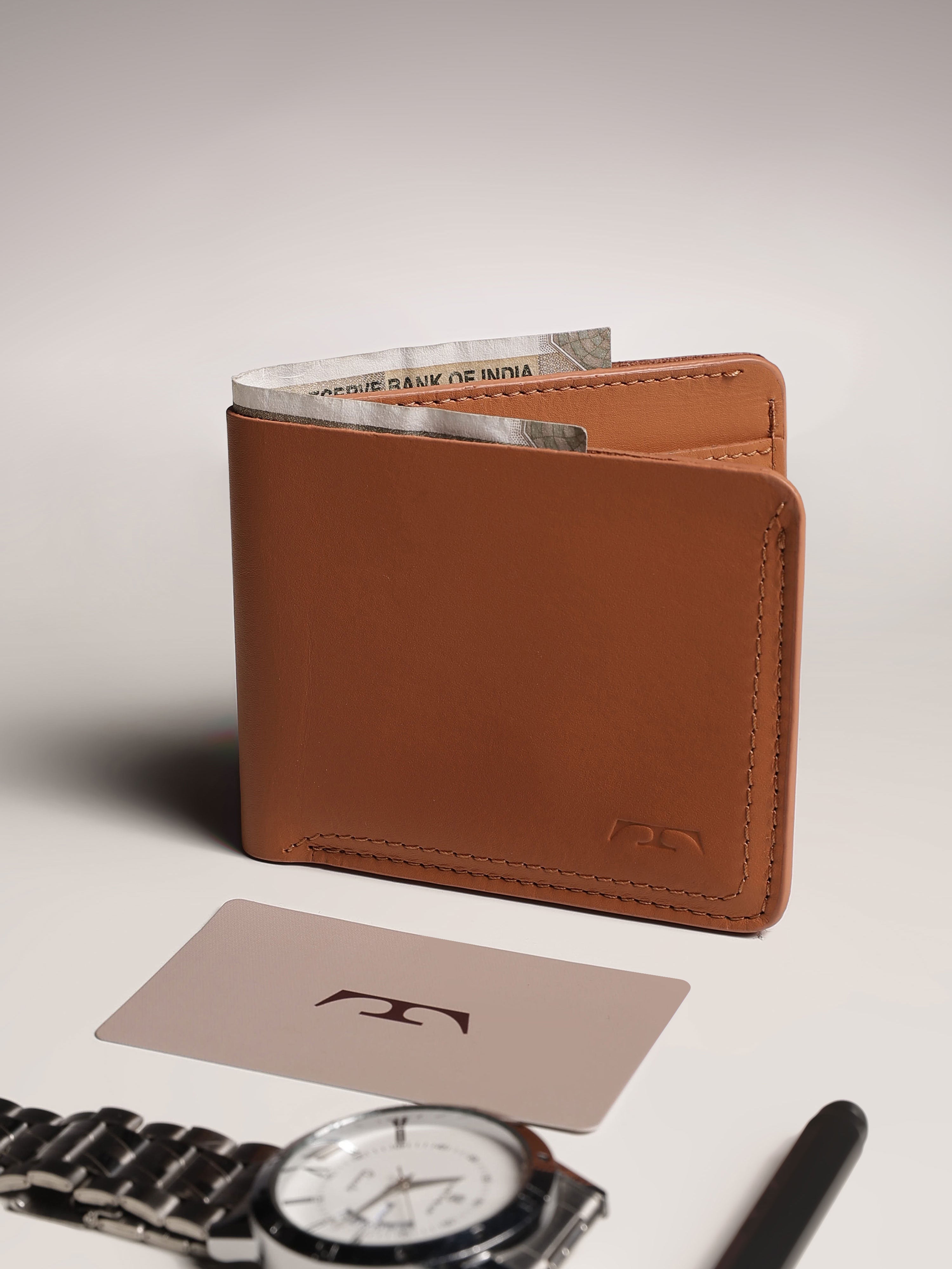 Tolchi Facet Wallet - Caramel Brown