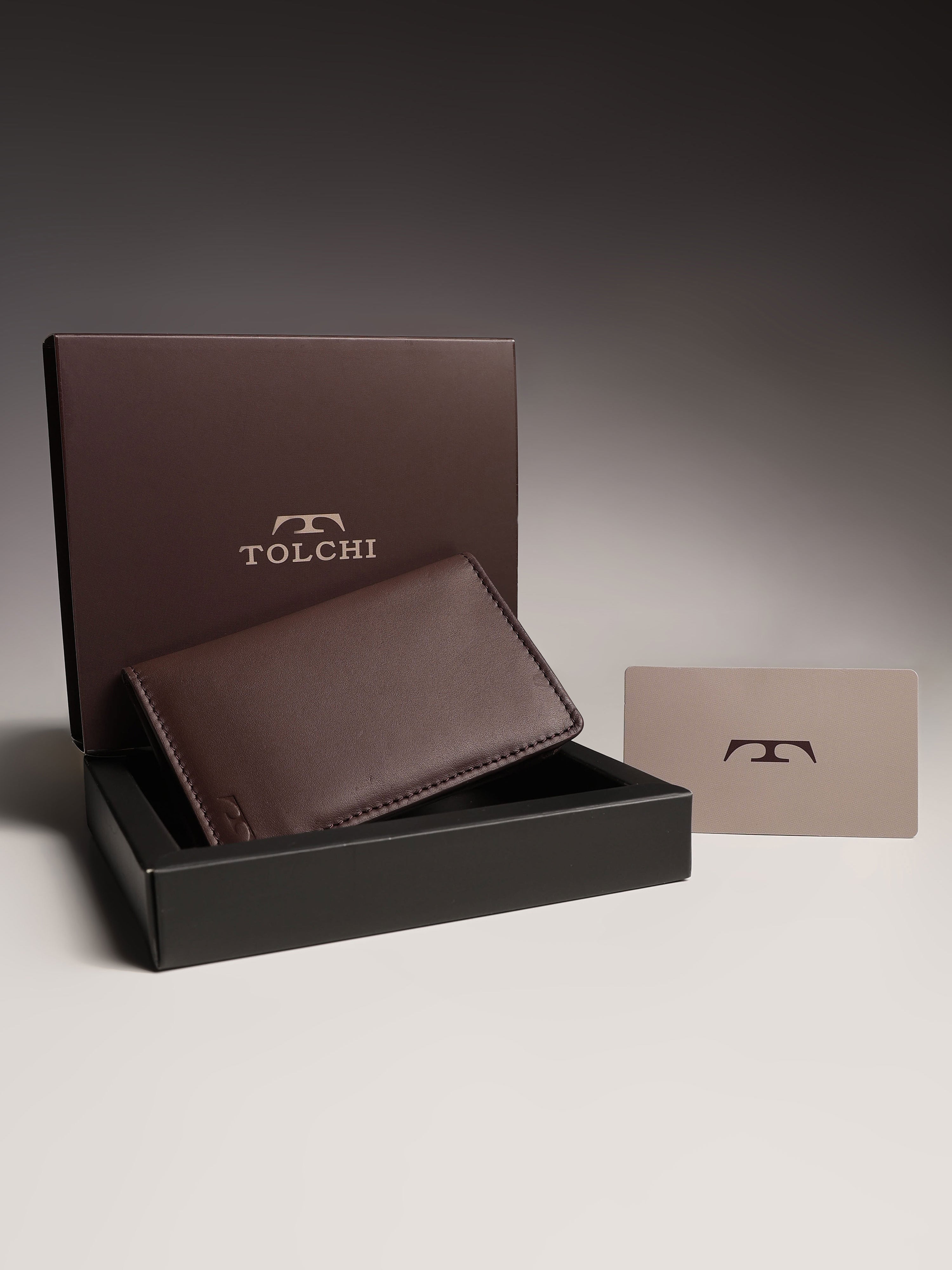 Tolchi Linea Cardholder - French Roast