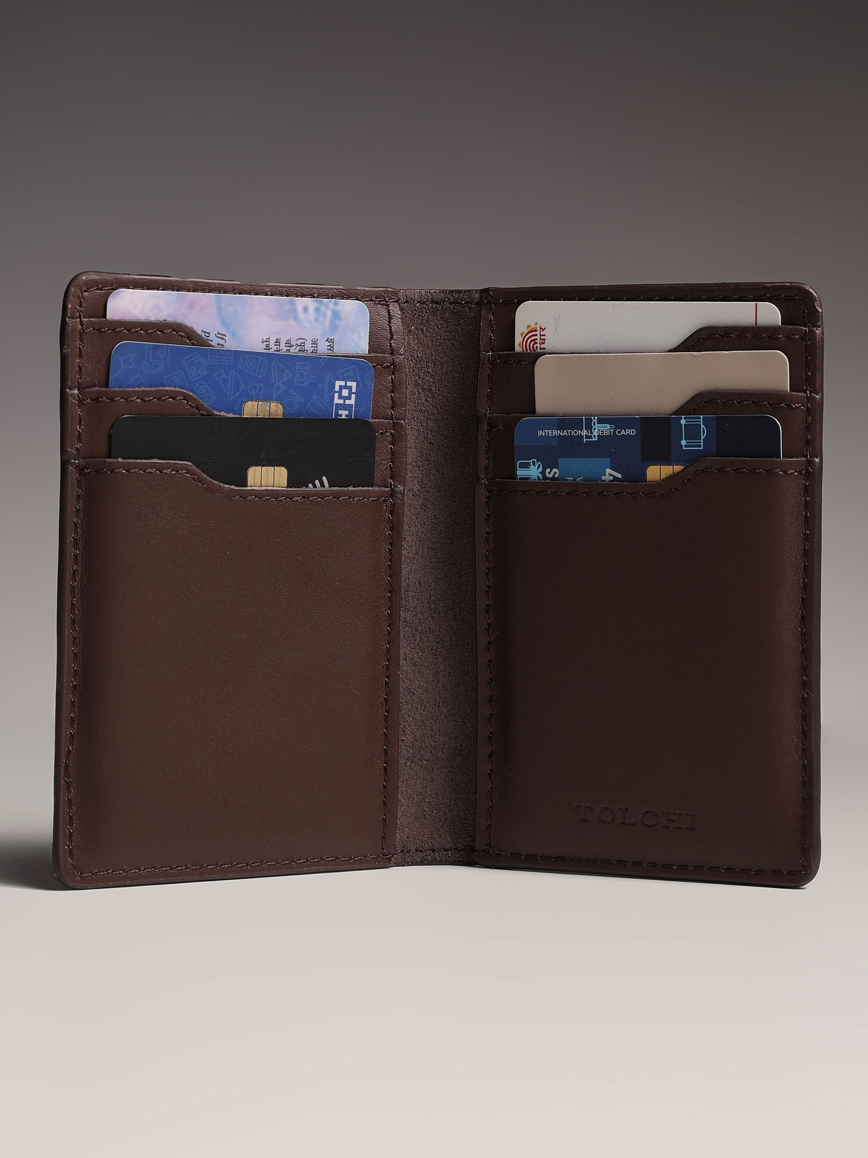 Tolchi Linea Cardholder - French Roast
