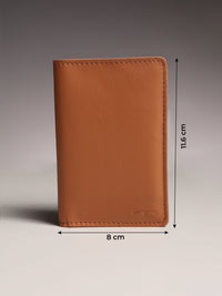 Tolchi Linea Cardholder - Caramel Brown