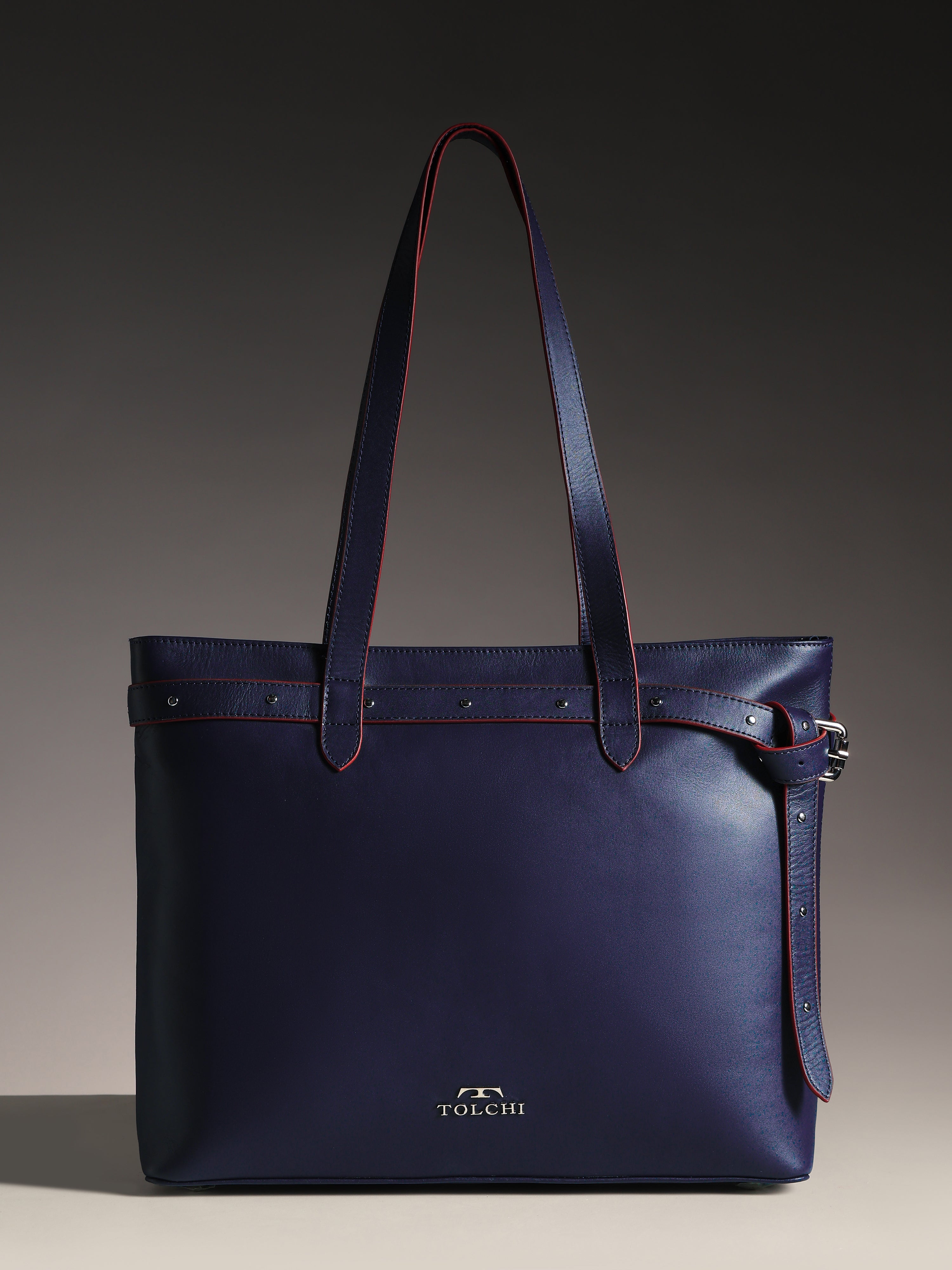 Tolchi Sash Tote Bag - Midnight Blue