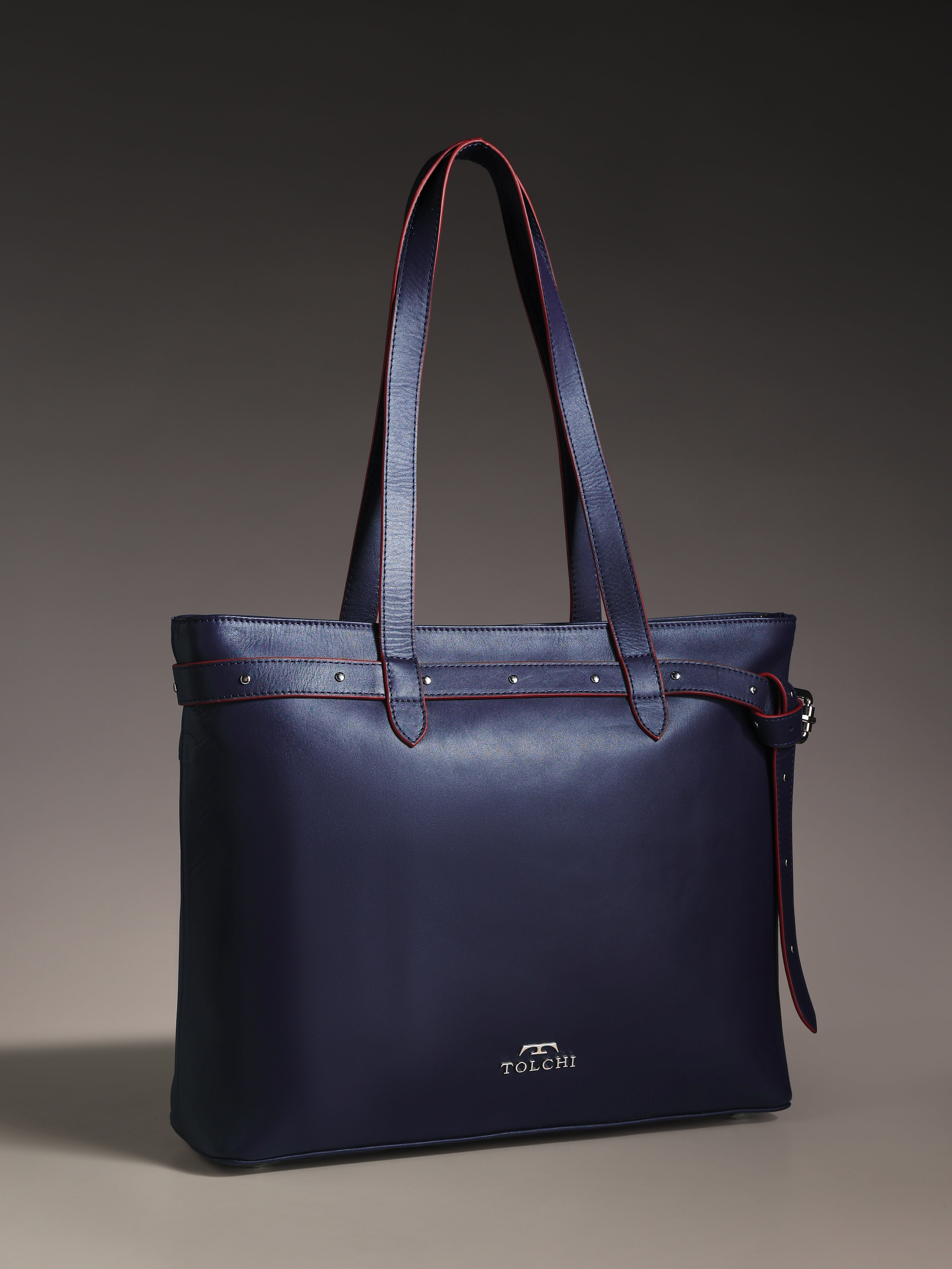 Tolchi Sash Tote Bag - Midnight Blue
