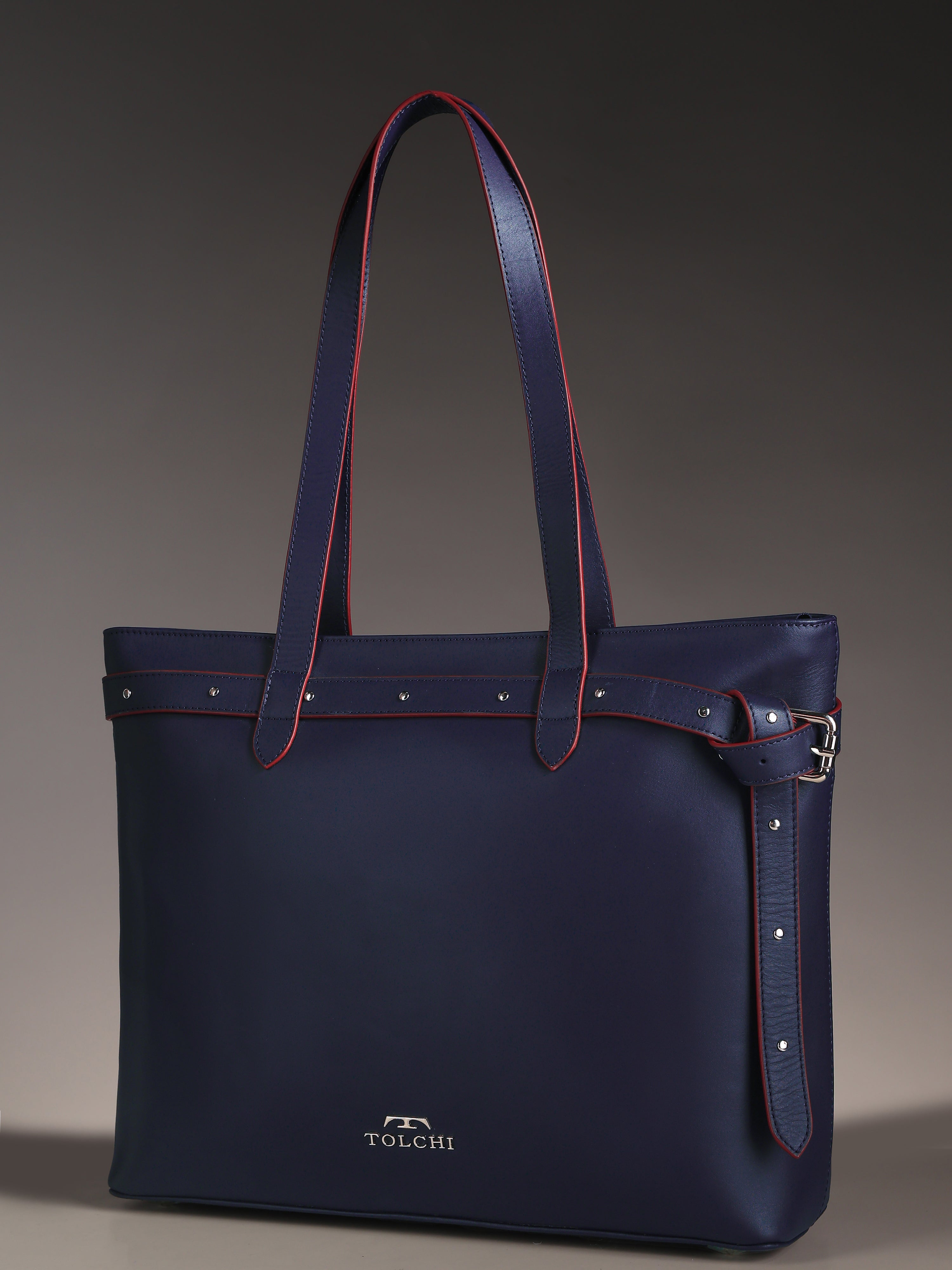 Tolchi Sash Tote Bag - Midnight Blue
