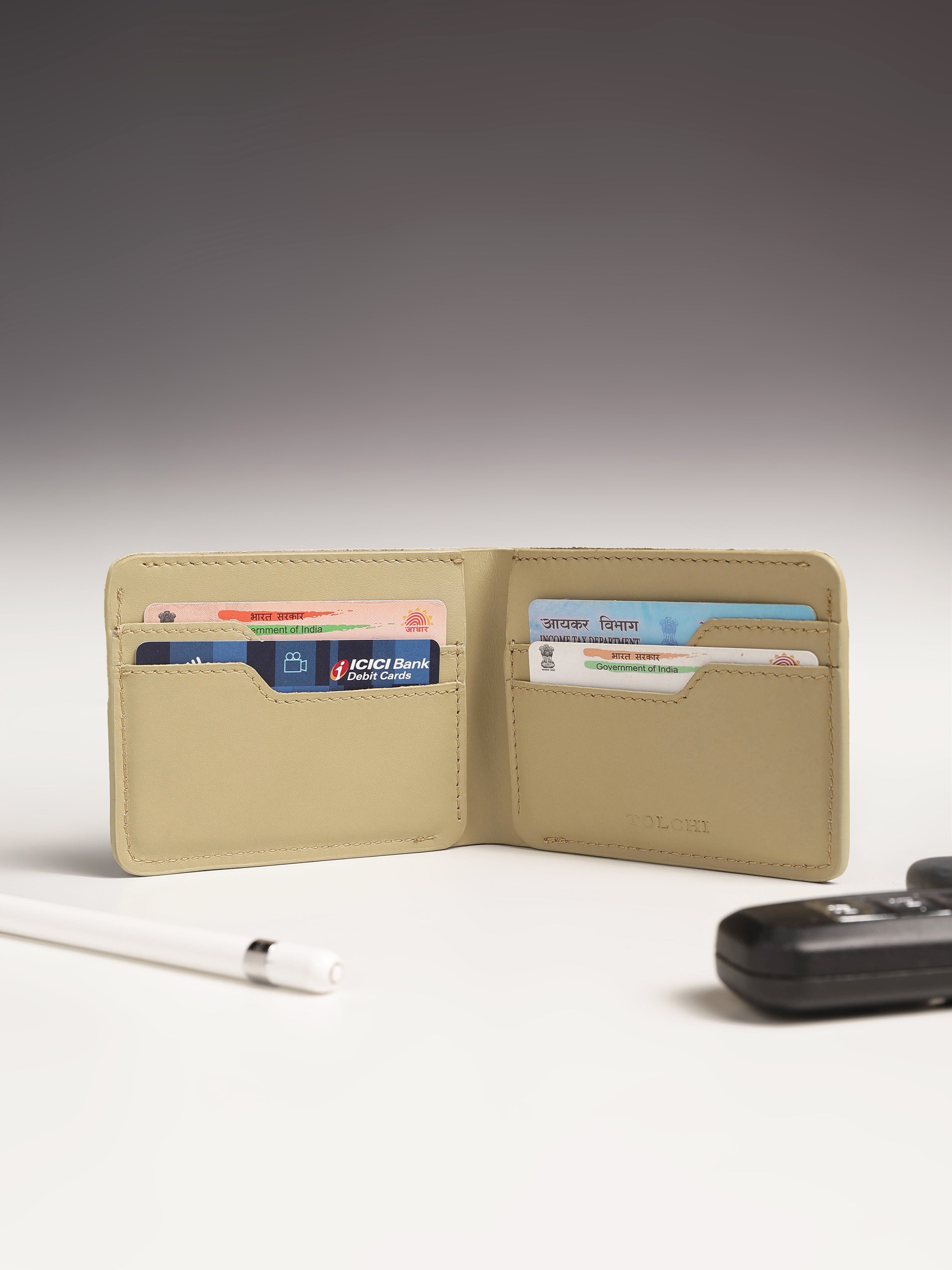 Tolchi Facet Wallet - Sandstone