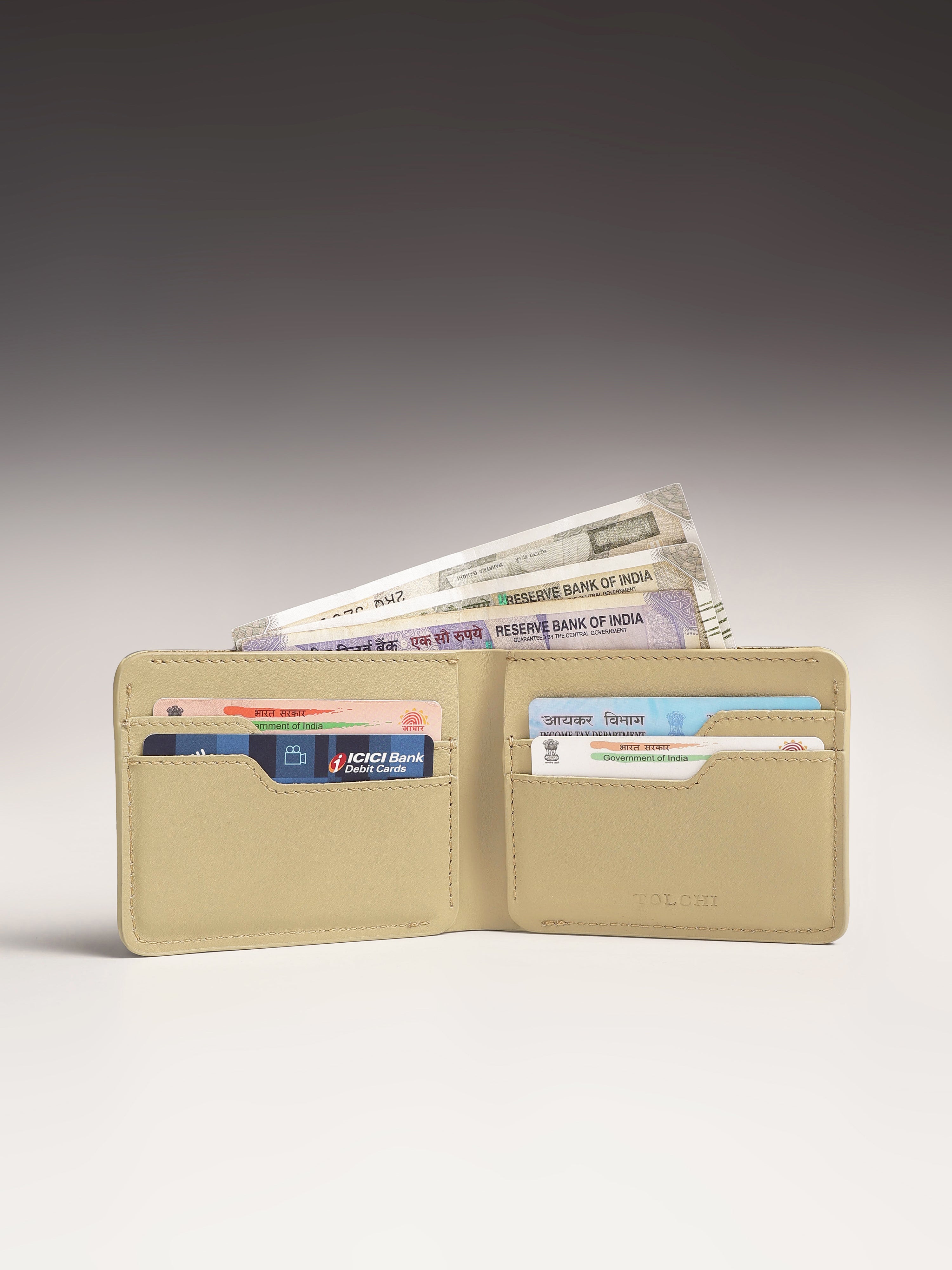 Tolchi Facet Wallet - Sandstone
