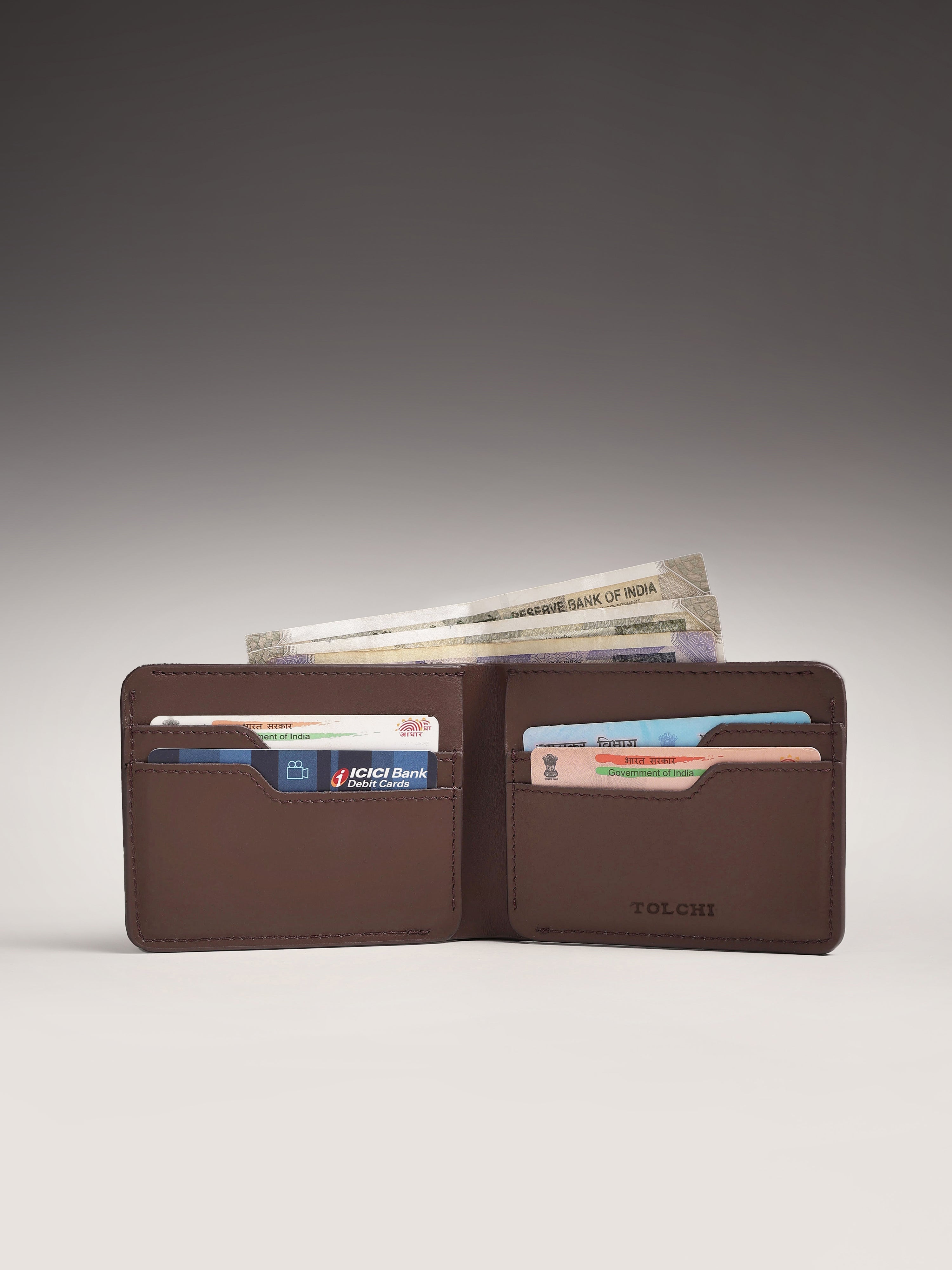 Tolchi Facet Wallet - French Roast