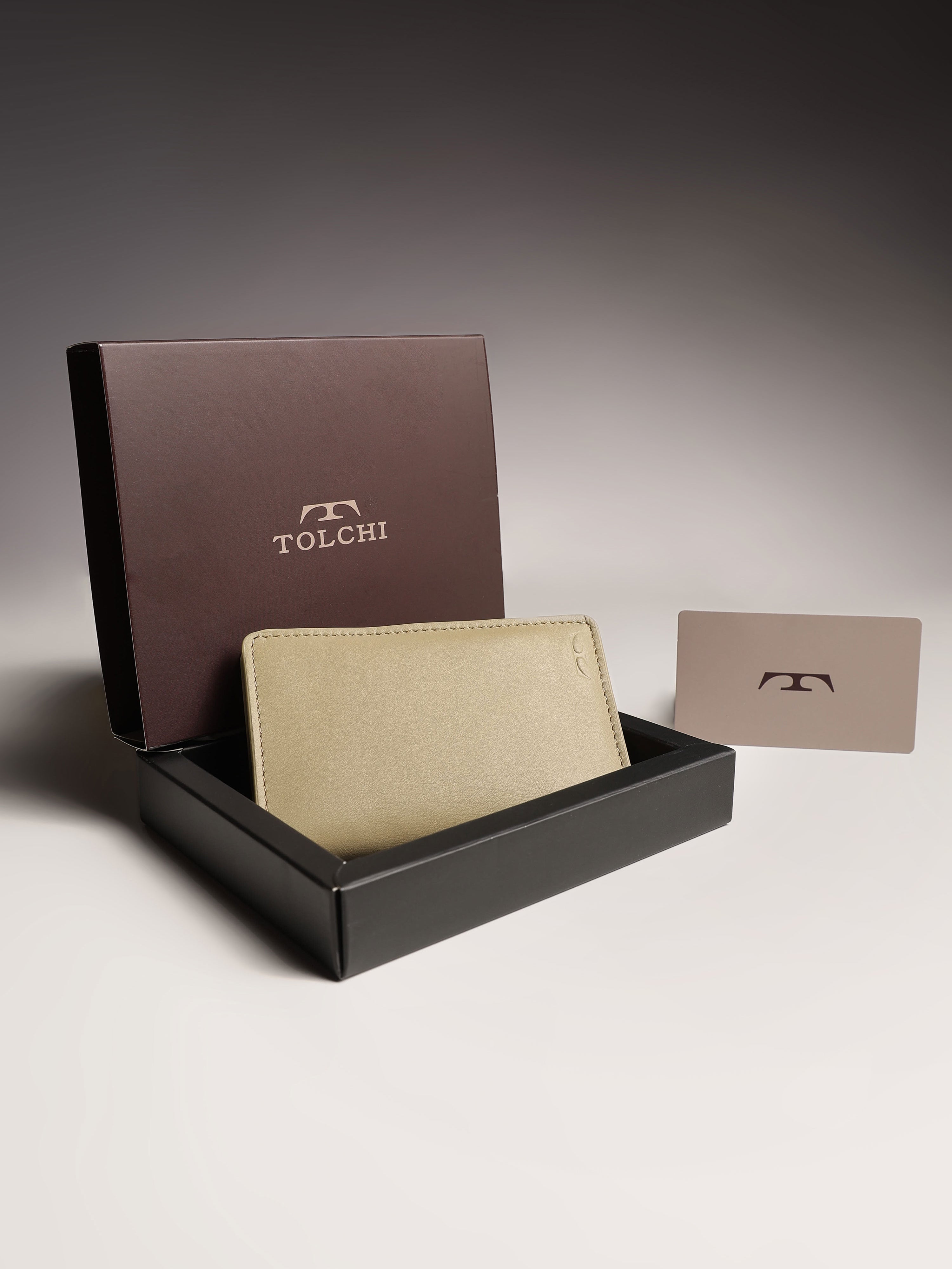 Tolchi Linea Cardholder - Sandstone