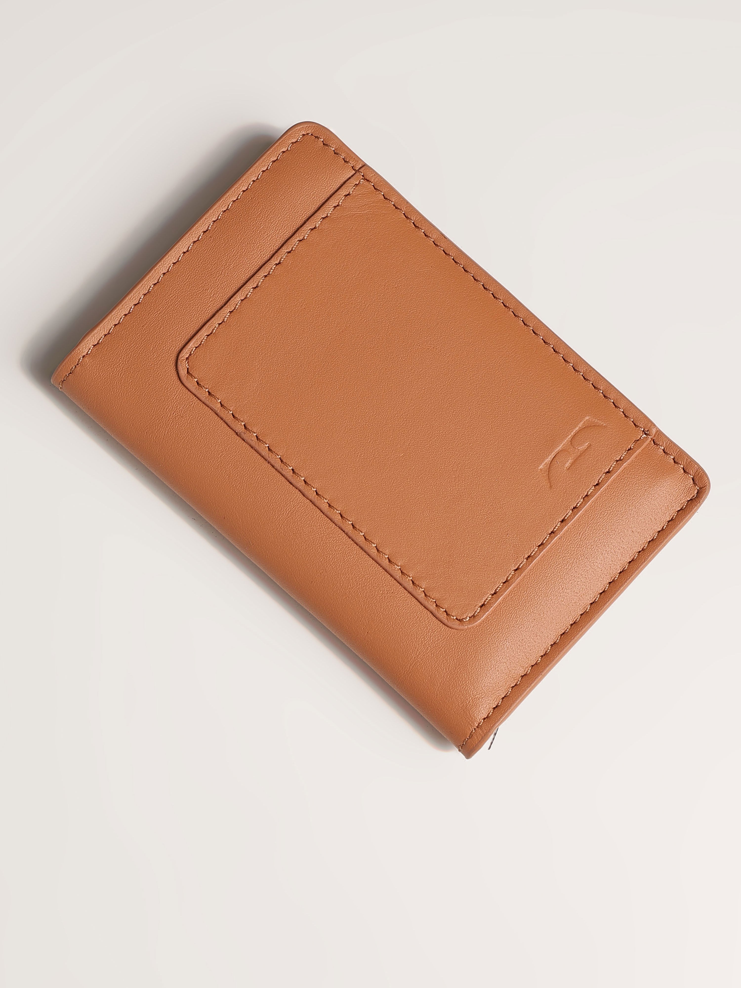 Tolchi Strata Cardholder_Caramel Brown