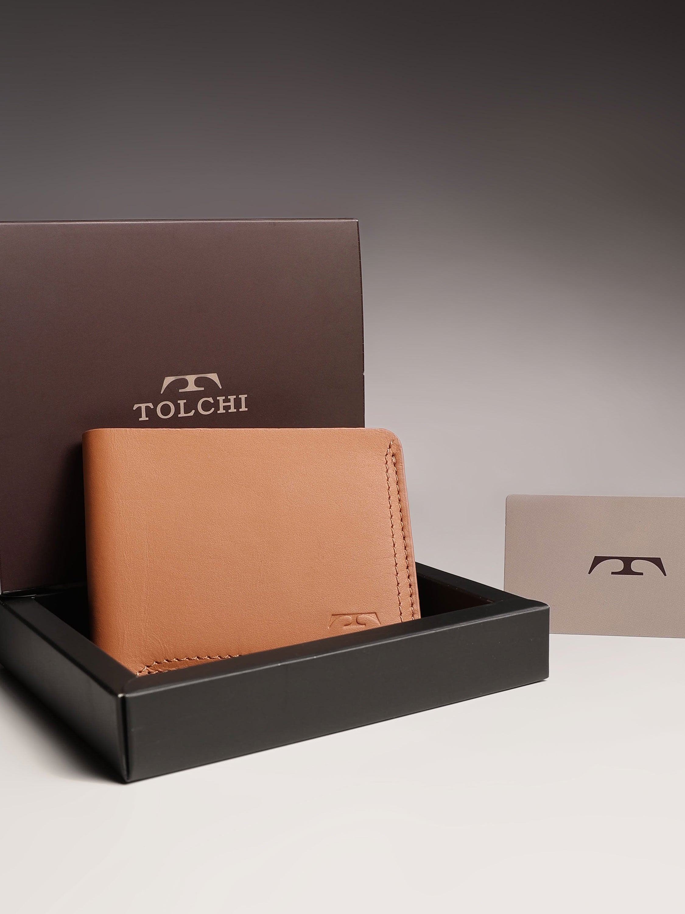 Tolchi Facet Wallet - Caramel Brown