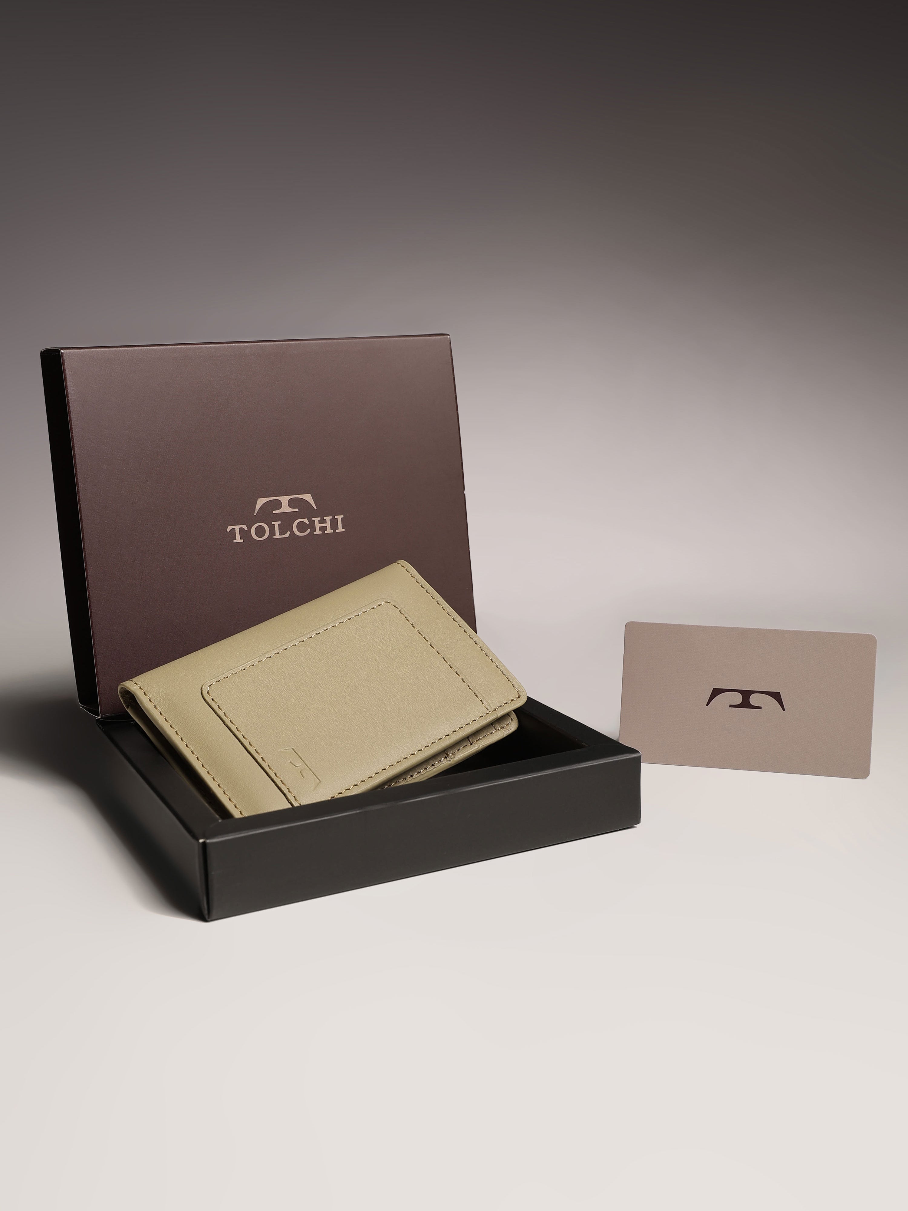 Tolchi Strata Cardholder_Sandstone