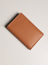 Tolchi Linea Cardholder - Caramel Brown